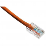 UTP Bootless Patch Cable, Orange, 3ft, CAT6, 550MHZ