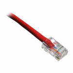 UTP Bootless Patch Cable, Red, 1ft, CAT6, 550MHz