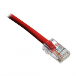 UTP Bootless Patch Cable, Red, 50ft, CAT6, 550MHz