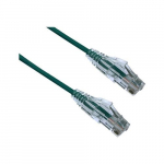 Ultra-Thin Snagless Patch Cable, Green, 10ft