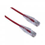 Ultra-Thin Snagless Patch Cable, Red, 90ft