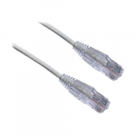 Ultra-Thin Snagless Patch Cable, White, 3ft