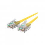 Cat5e Non-Booted UTP Patch Cable, Yellow 4ft