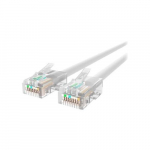 Cat5e Non-Booted UTP Patch Cable, White 8ft