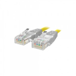 Cat5e Molded Crossover Cable Yellow 25ft