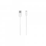 Micro-USB to USB ChargeSync Cable, White 4ft