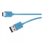 MIXIT USB Type C to USB Type A Cable, Blue 6ft