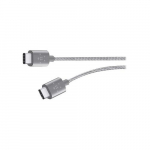 MIXIT Metallic USB Type C Charge Cable, Gray
