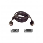 SVGA M F Monitor Extension Cable, Black, 15ft