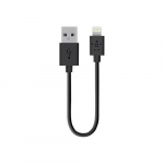 MIXIT Lightning Sync Charge Cable, 15cm, Black