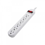 6-Outlet Power Strip, 3ft Cord
