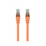 TAA Cat5e Snagless Patch Cable, Orange, 7ft