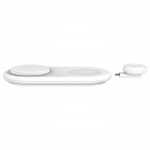 White 3-in-1 Wireless Charging Pad with Qi2 15W