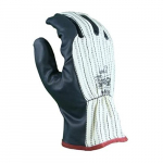 Strapper Nitrile Gloves, Palm Laminated, Size 10