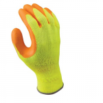 Atlas Hi-Viz Grip Palm Coated Gloves, Size 9
