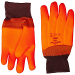 Insulated Super Flex Gloves, Knit Wrist, L, Orange