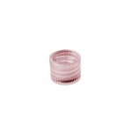 Pink Non-Sterile Screw Cap with O-Ring Seal