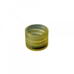 Yellow Non-Sterile Screw Cap with O-Ring Seal