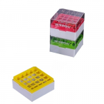 2" 100-Well Polycarbonate Freezer Box, 132x132x53mm