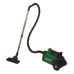 Heavy Duty Canister Vacuum with Wheels