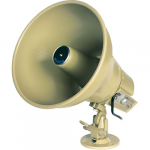 Amplified Paging Horn with Volume Control, Mocha, 15W
