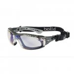 RUSH+ Safety Glasses, Black/Grey, Frame CSP Lens