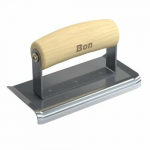 Stainless Steel Curved end Edger, 6" x 2-7/8"