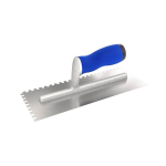 Notched Trowel, 1/2" Square, Cg Hdl