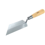 45 Angle Margin Trowel, Right With Wood Handle