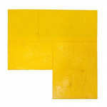 BonWay Texture Mat, Inline Ashlar Yellow, 36" x 36"