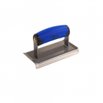 SS Curved End Edger, 6x2-7/8", 3/8" Radius