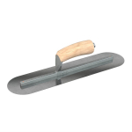 Steel City Finishing Trowel-Round End-14"x4"Carbon