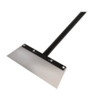 Floor Scraper, Spring Steel Blade, 14-inch, 60-inch