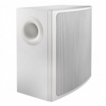 12" Wall Mount Cabinet Subwoofer, White