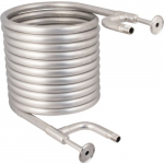 Stainless Steel Tri-Clamp Counterflow Chiller