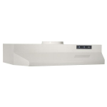 36" Range Hood, 7" Round Ducted Only, 190 CFM, Bisque