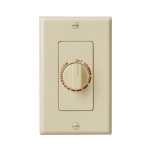 Electronic Variable Speed Control, 3 AMP Capacity, Ivory