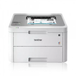 Compact Digital Color Printer w/ Wireless, Silver