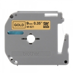 0.35" Black on Gold Tape for P-Touch 26.2 ft
