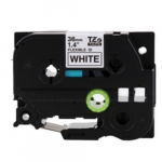 1 1/2" Black Print on Yellow Flexible ID Label Tape