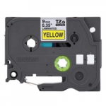 0.35" Black on Yellow Tape for P-Touch 26.2 ft