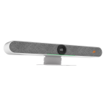 Tracking Video Bar with 20W Speakers, White
