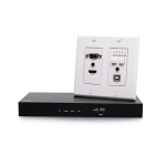 HDMI HDBaseT + VGA and USB-B to A over Cat Extender