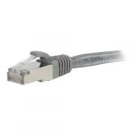 Snagless Shielded Network Patch Cable, Gray, 15ft