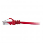 Snagless Unshielded Network Patch Cable, Red, 30ft