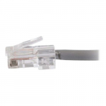 Non-Booted Plenum Unshielded Ethernet Cable, Gray, 14ft