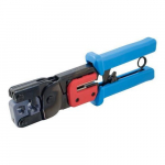 Crimp Tool with Cable Stripper, RJ11, RJ45