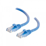 Snagless Unshielded Patch Cable, Blue, 25ft, 550MHz