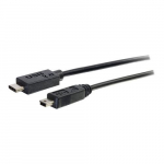 USB 2.0 Type C to USB Mini-B Cable, Black, 6ft