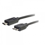 USB 3.0 Type C to USB Micro-B Cable, Black, 3ft